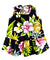 Dog Hawaiian Dress Hibiscus Pineapples Valley Black RJC