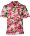 Erupting Volcano Hawaiian Shirt Red