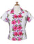 Fitted Women Summer Shirt Big Island White White Two Palms