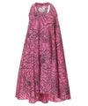 Sleeveless Float Short Hawaiian Dress FLORILEGIA Pink Mae Young Designs