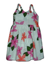Girls Hawaiian Sundress Lahela Pink Pacific Legend