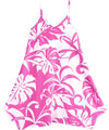 Girls Pink Dress Makena with Scarf Hem Pink