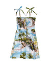 Girls Smock Tube Top Rayon Dress Hana Hou Blue RJC