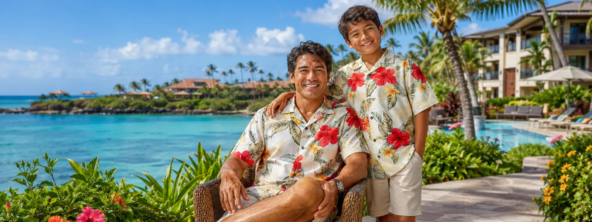 Celebrate Father's Day Month with the perfect Aloha shirt, made-in-Hawaii