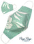 Hawaii Face Mask Pago Pago Island Aqua