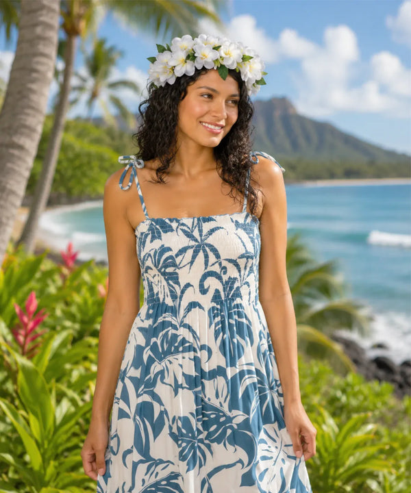 Natural Color Plumeria Flower Silk Headband Haku Natural