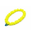 Yellow Hawaii Silk Flower Lei