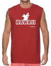 Hawaii Surfer Muscle Tee Red Shaka Time Hawaii