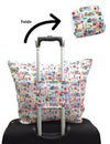 Hawaiian Adventure Foldable Tote Handbag Purse