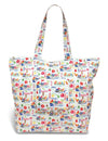 Hawaiian Adventure Foldable Tote Handbag Purse