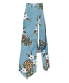 Necktie Hawaiian Design Sunny Pineapples Light Blue