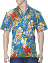 Tropical Forest Mirage Aloha Shirt Ocean Blue Pacific Legends