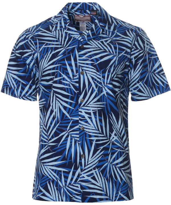 Robellini Palms Aloha Shirt Navy