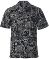 Tribal Treasures Aloha Shirt Black