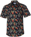 Hawaiian Shirt Fiesta Pineapples Black