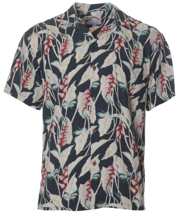 Vintage Heliconia Hawaiian Shirt