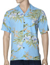 Rayon Aloha Shirt Pali Orchid