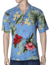 Rayon Hawaiian Shirt Waipio Hibiscus