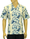 Cotton Hawaii Aloha Shirt Pacific Panel