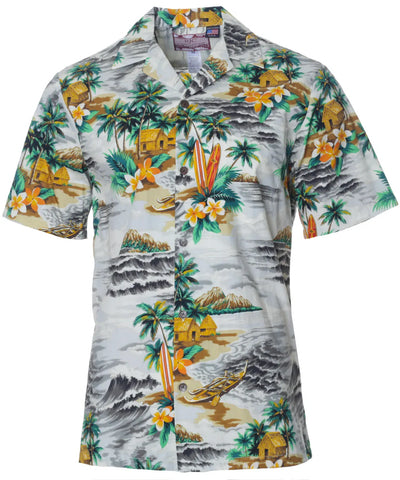 Hawaiian Shirt South Swell Waves – Shaka Time Hawaii