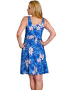 Short Sundress Hawaiian Midnight Orchid