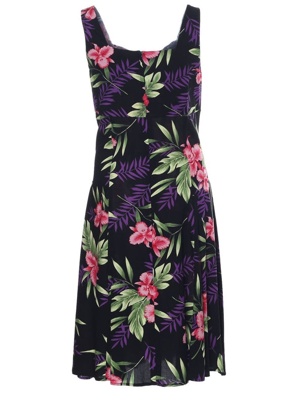 Hawaiian Sundress Orchids Okalani Black