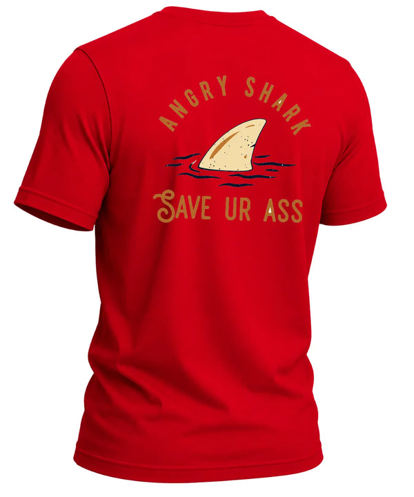 Hawaiian Tee Angry Shark T-Shirt