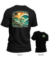 Hawaiian Tee Dying for Waves T-Shirt Black