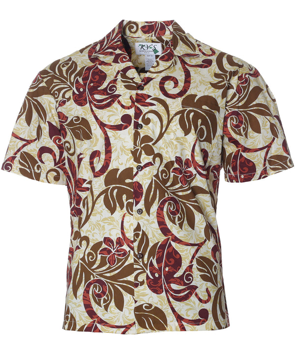 Hawaiian Shirt Awawa Red KY