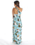Hibiscus Jungle Large Sarong Cover-up Turquoise