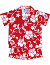 Hibiscus Kaneohe Toddler Boy's Clothes Set Red