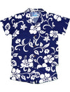 Hibiscus Kaneohe Toddler Boy's Clothes Set Royal