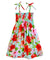 Hibiscus Lulu Girls Flower Hawaiian Dress Aqua RJC