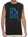 I Surf Hawaii Muscle Tee for Men Black Shaka Time Hawaii