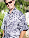 Tribal Shirt Design Button Up Malama