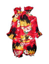 Island Sunset Baby Clothes Set Red