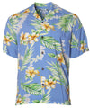 Island Tuberose Aloha Shirt Blue