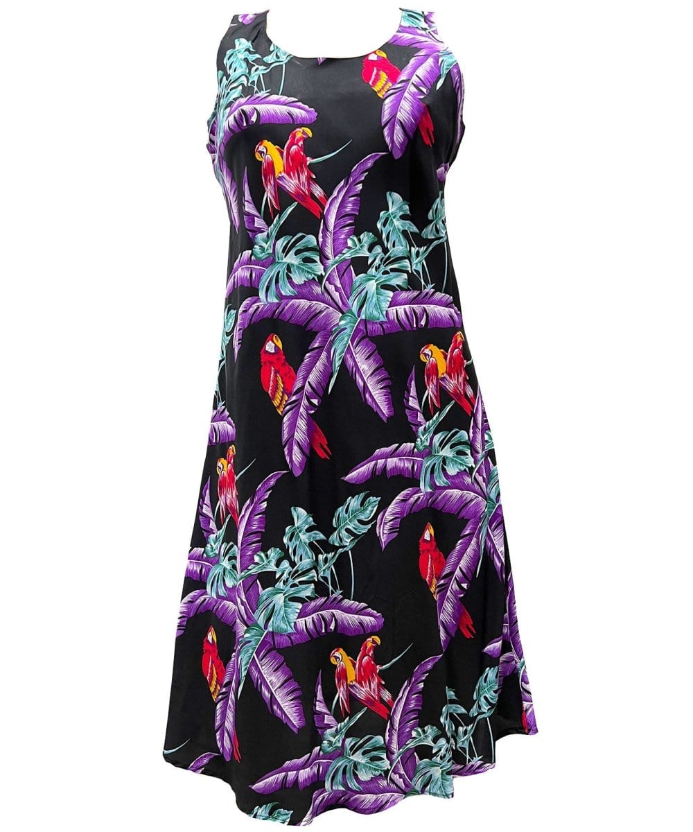 Jungle Bird Black Tank Dress Medium – By Paradise Found