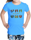 Kids T-Shirt Hawaiian Handbags & Slippers Blue Shaka Time Hawaii