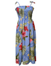 Smock Hawaiian Dress Waipio Hibiscus