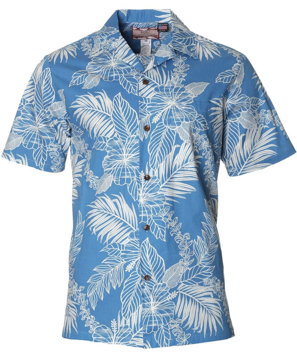 Lalea Resort Hawaiian Shirt Light Blue