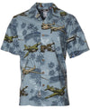 Lighting 48 Airplanes Shirt Silver