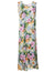 Liliha Tea Length Sleeveless Hawaiian Dress Cream