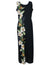 Long Maxi Cocktail Dress Side Design Lanikai Black