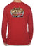 Long Sleeve T-Shirt Hawaiian Surfer's Woody Car Red