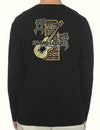 Long Sleeve T-Shirt Sweatshirt Ukulele Warriors Black