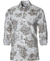 Coral Voyage Hawaiian Shirt Long Sleeves
