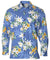 Long Sleeves Hawaiian Shirt Lanaikai Blue
