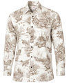 Coral Voyage Hawaiian Shirt Long Sleeves