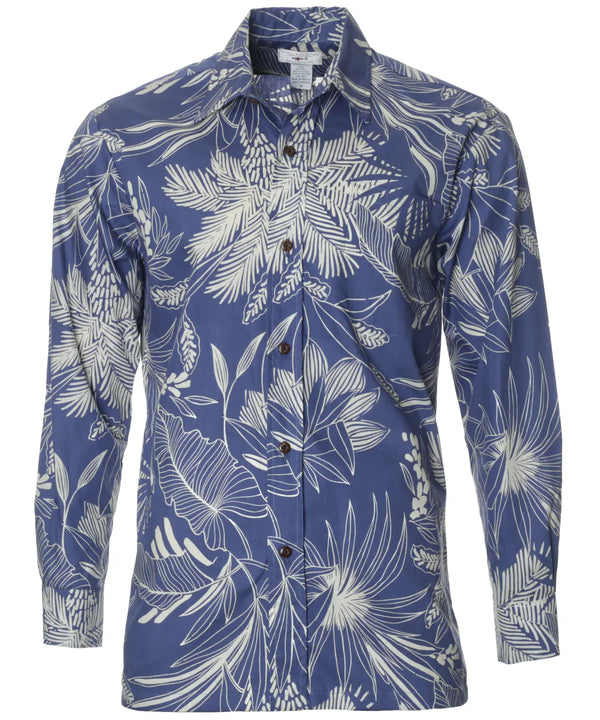 Hawaiian Shirt Long Sleeves Pacific Breeze Peri